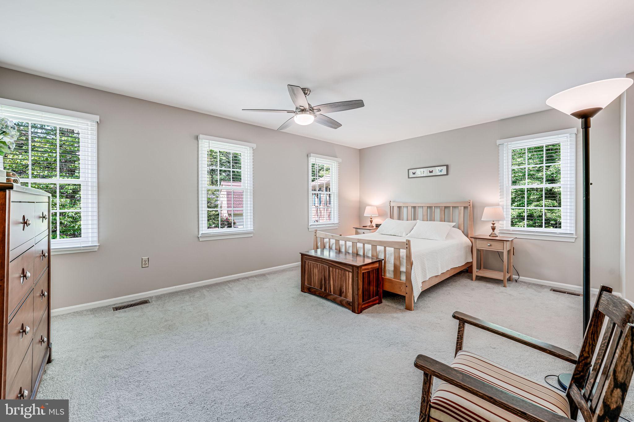 9802 Natick Road Burke, VA 22015 - Photo 26 of 45 a bedroom with a bed and a window