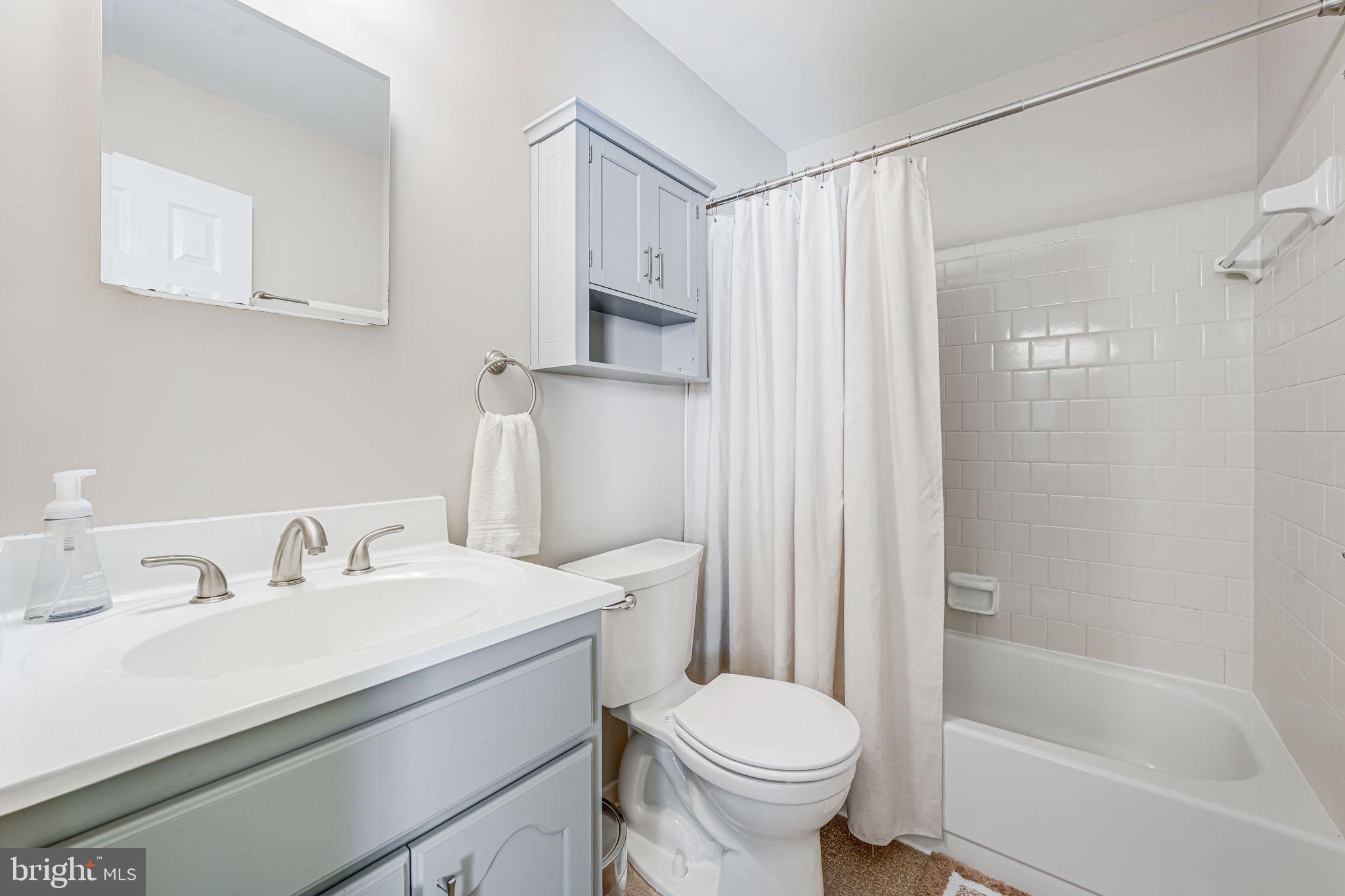 9802 Natick Road Burke, VA 22015 - Photo 30 of 45 a bathroom with a sink toilet and shower