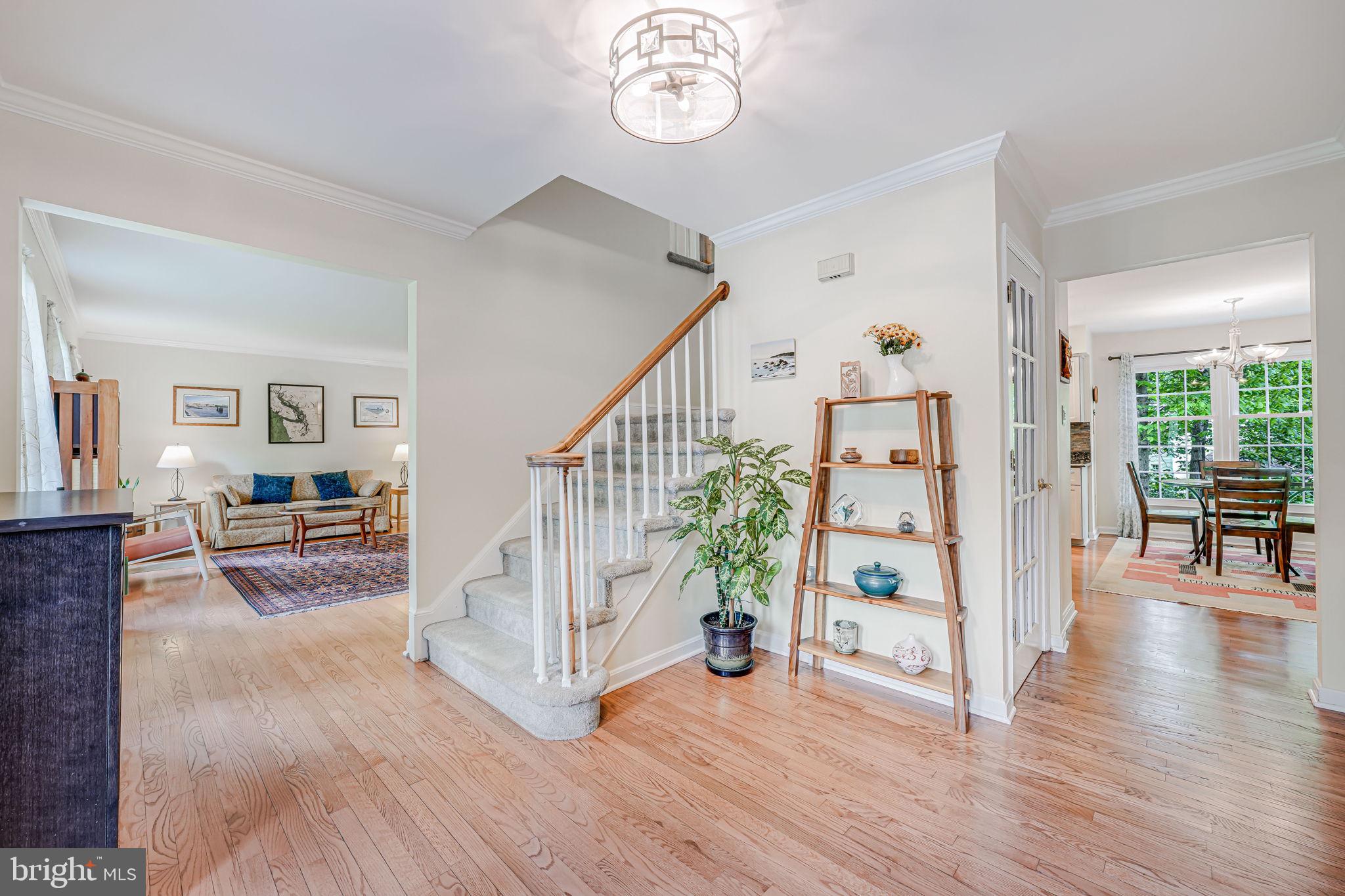 9802 Natick Road Burke, VA 22015 - Photo 3 of 45 a view of entryway with wooden floor