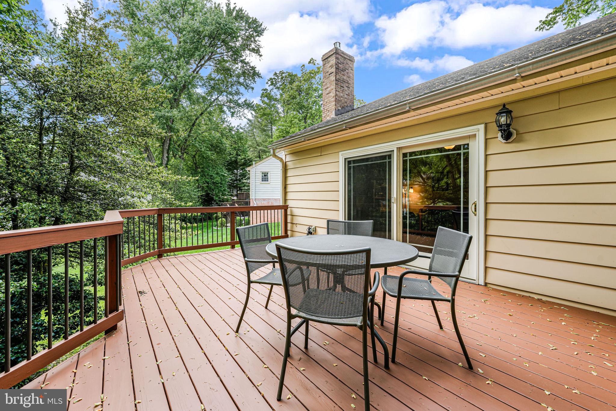 9802 Natick Road Burke, VA 22015 - Photo 39 of 45 a view of a backyard with a patio