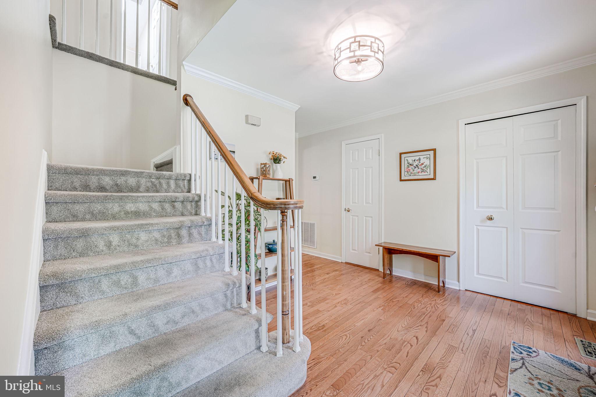 9802 Natick Road Burke, VA 22015 - Photo 4 of 45 a view of entryway with wooden floor