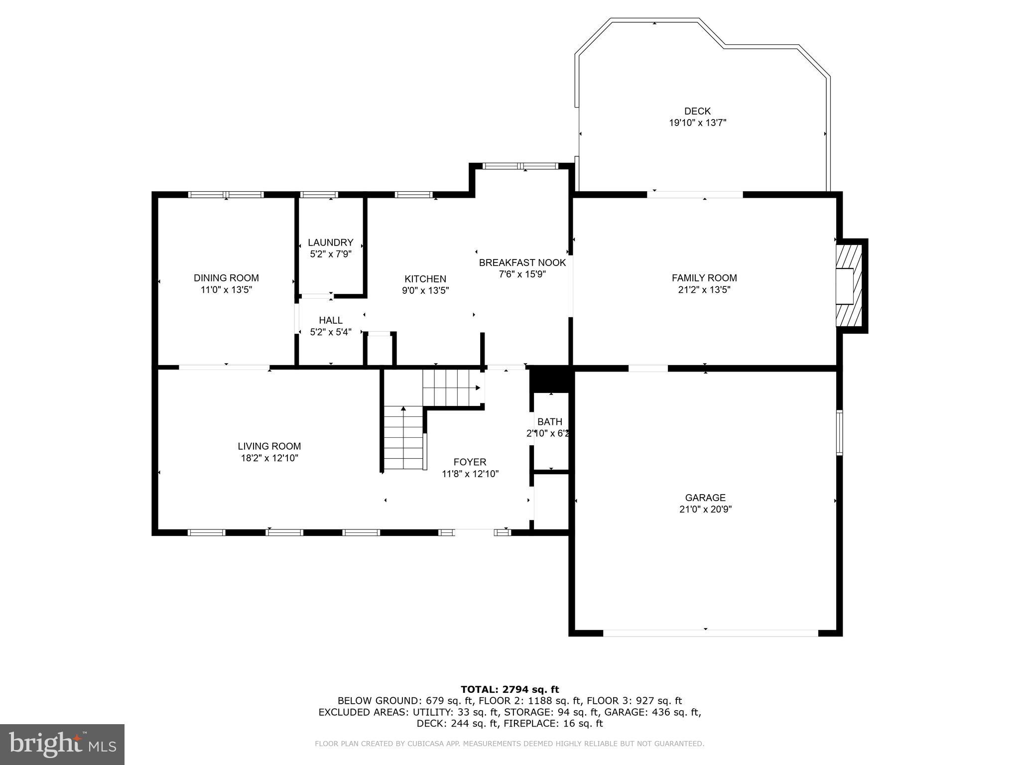 9802 Natick Road Burke, VA 22015 - Photo 43 of 45 a picture of floor plan