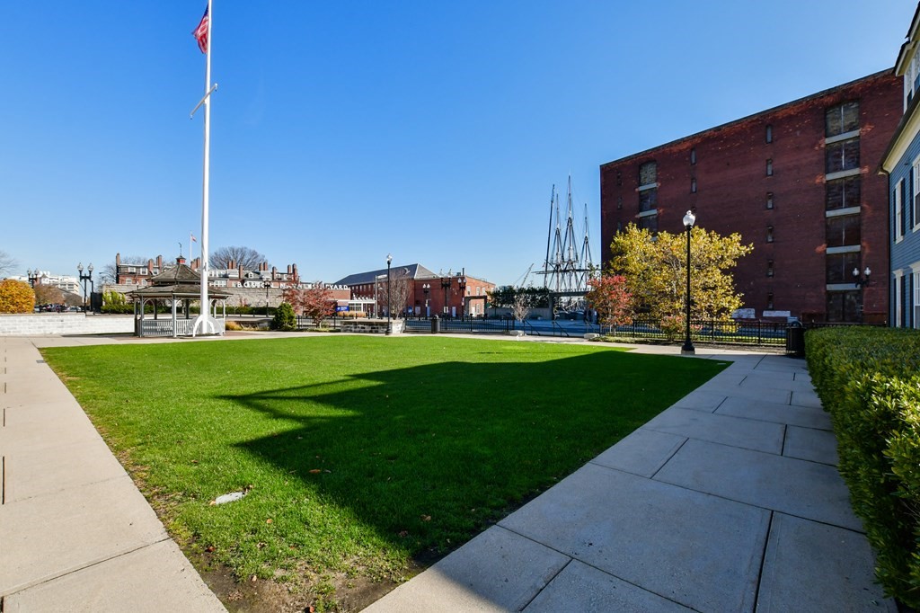 90 Constitution Road, Unit 90 Boston, MA 02129 - Photo 32 of 37 a view of a garden with tall buildings