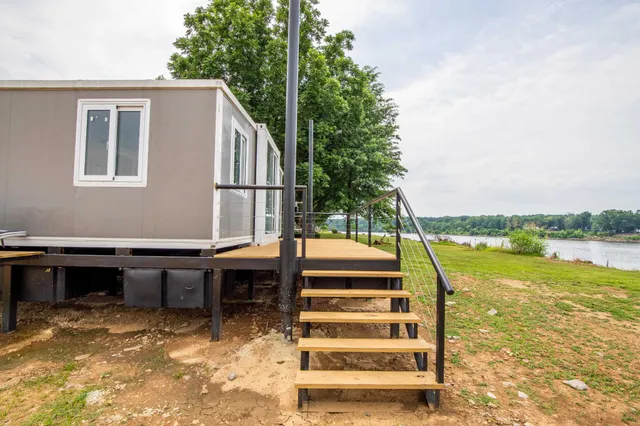 a view of outdoor space and lake view