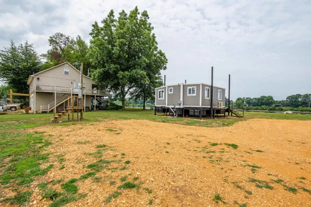 a view of a lake with a lake
