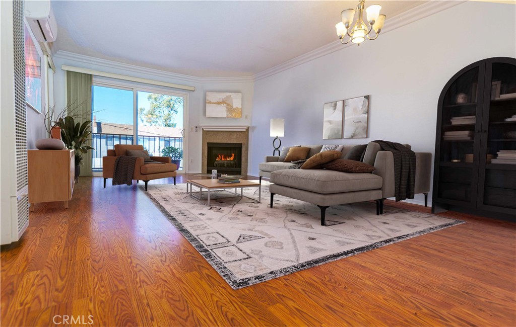 Virtually Staged-Living room