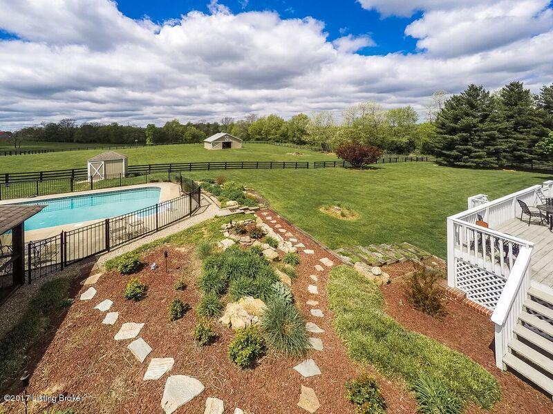 2141 Conner Station Road Simpsonville, KY 40067 - Photo 11 of 38 back with barn_uphigh