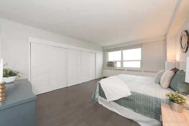 3180 North Lake Shore Drive, Unit 17E Chicago, IL 60657 - Photo 29 of 38 a bedroom with a bed and a window