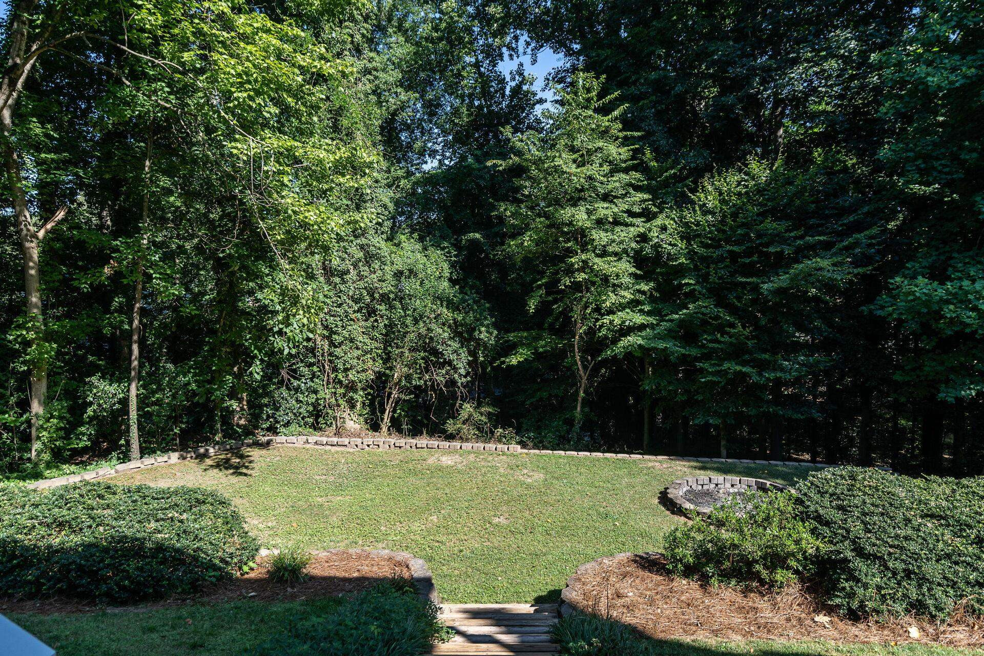 2834 Exeter Circle Raleigh, NC 27608 - Photo 25 of 30 a view of backyard with green space