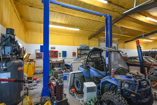 a view of city from the balcony