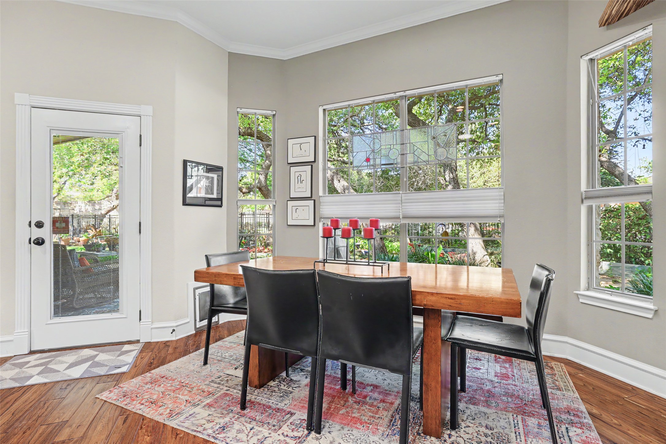 805 Boquilla Trail Georgetown, TX 78633 - Photo 14 of 40 a view of a dining room with furniture window and outside view