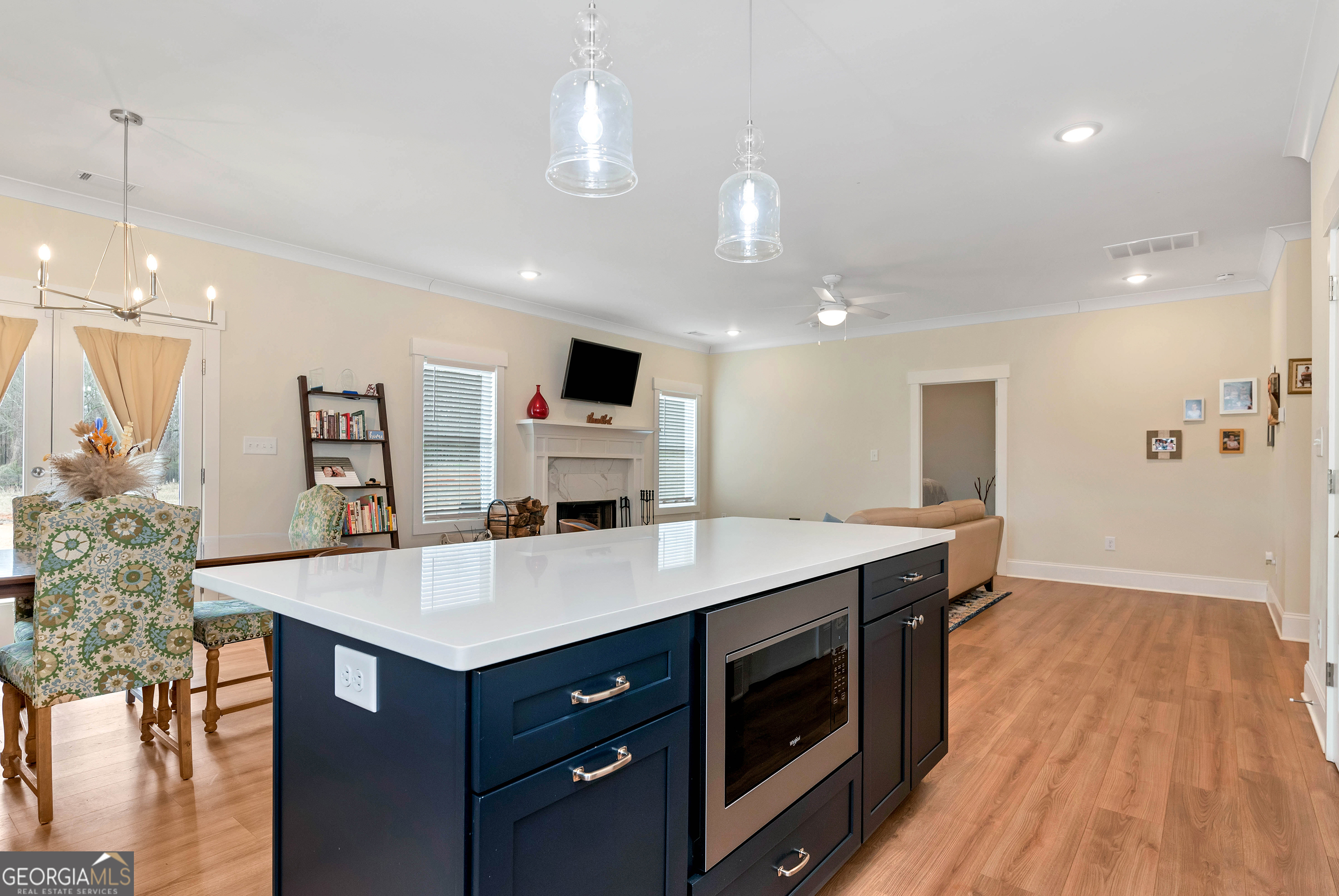 1350-c O Draper Road Comer, GA 30629 - Photo 9 of 40 a kitchen with a counter space appliances and a room