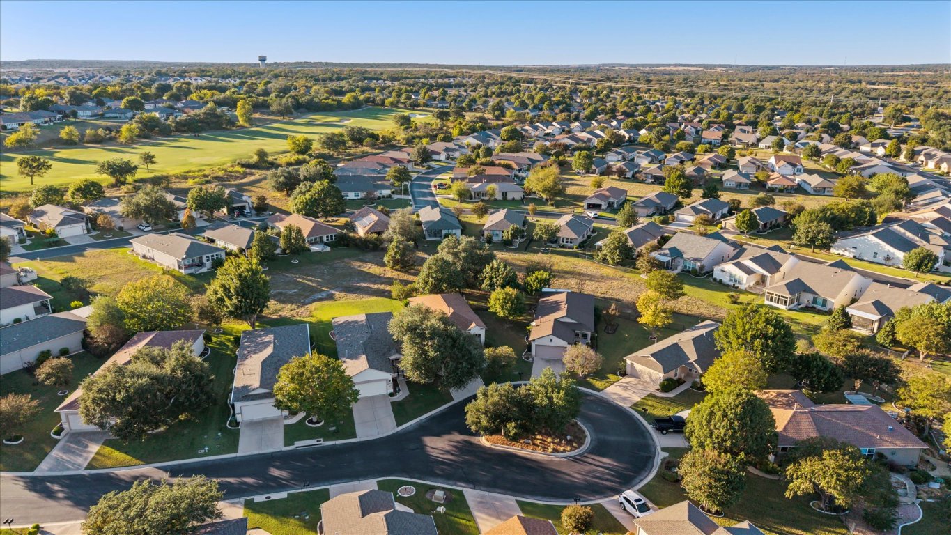 325 Barrington Farm Court Georgetown, TX 78633 - Photo 32 of 40 an aerial view of residential houses with outdoor space