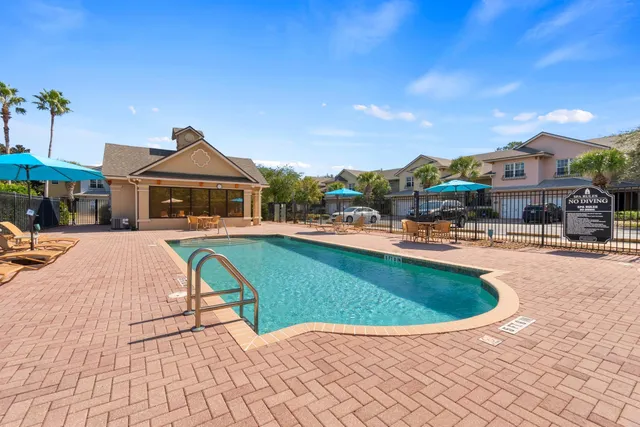 a view of outdoor space yard swimming pool and patio