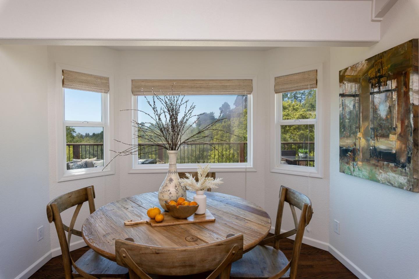 573 Meadow Road Aptos, CA 95003 - Photo 19 of 53 a view of a dining room with furniture window and outside view