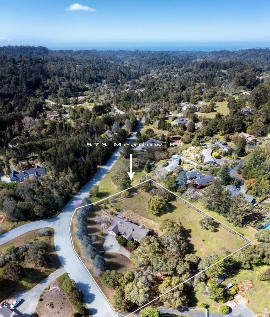 573 Meadow Road Aptos, CA 95003 - Photo 2 of 53 an aerial view of residential houses with outdoor space