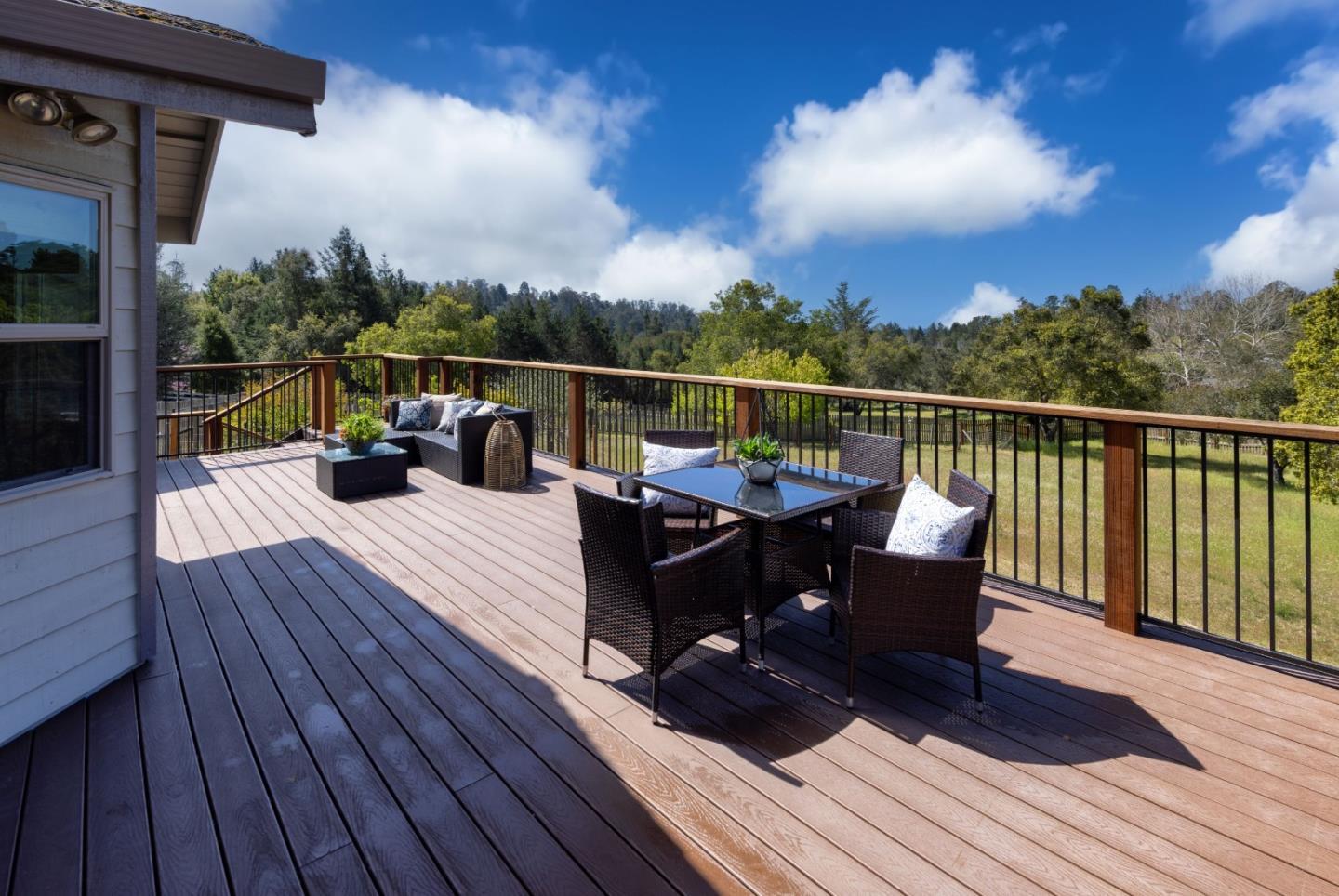 573 Meadow Road Aptos, CA 95003 - Photo 25 of 53 a view of a roof deck with couches