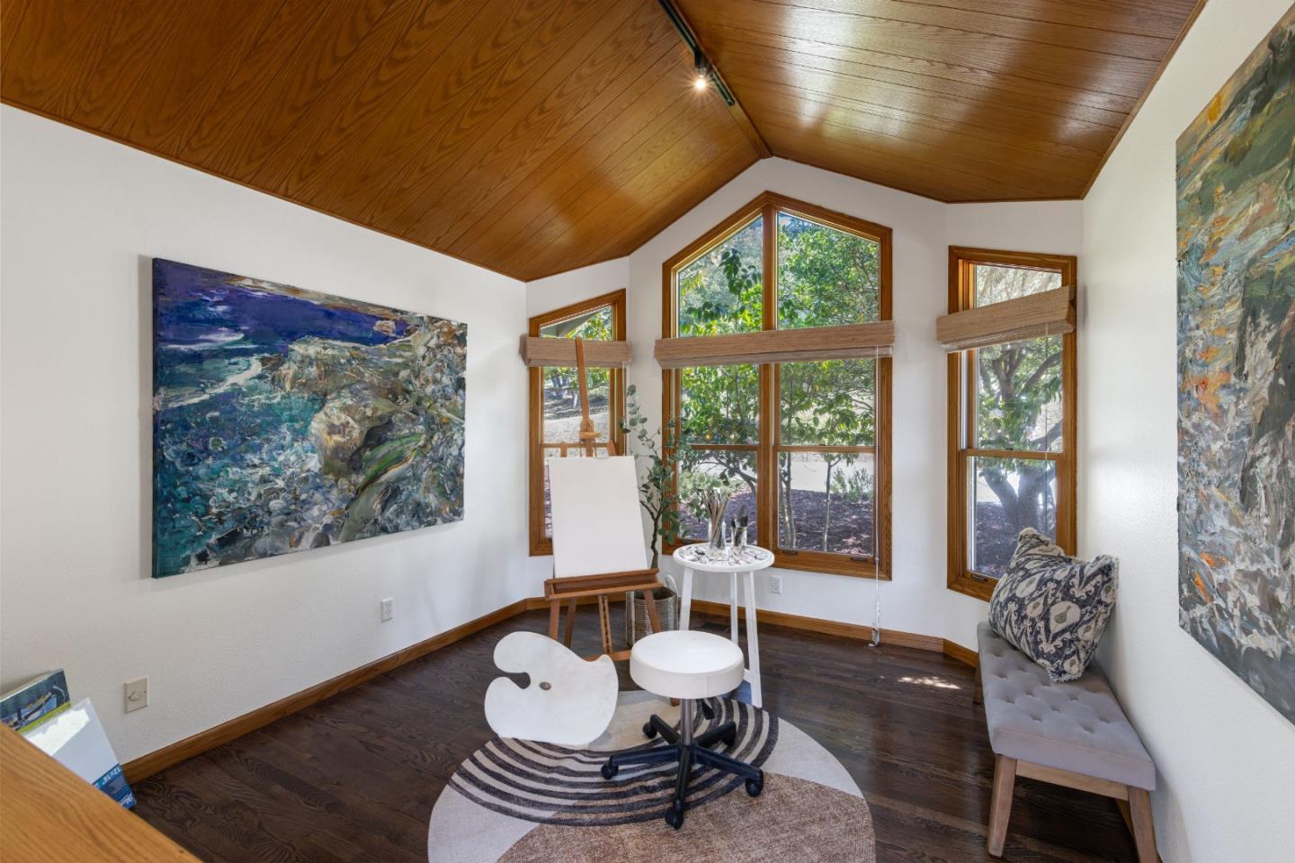 573 Meadow Road Aptos, CA 95003 - Photo 47 of 53 a living room with furniture and a large window