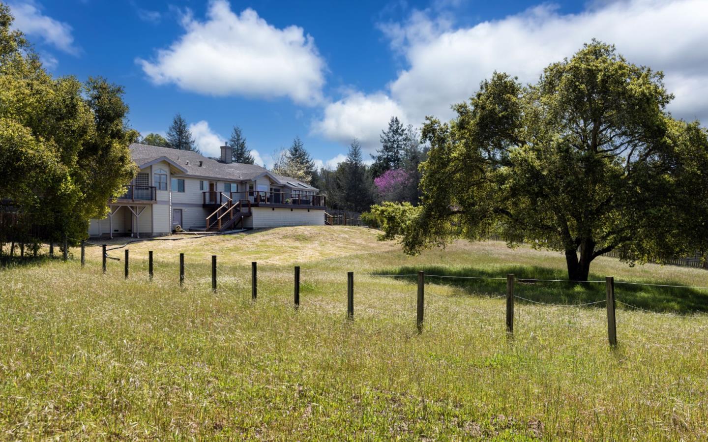 573 Meadow Road Aptos, CA 95003 - Photo 50 of 53 a view of swimming pool with lawn chairs and plants