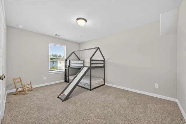 a aerial view of a house