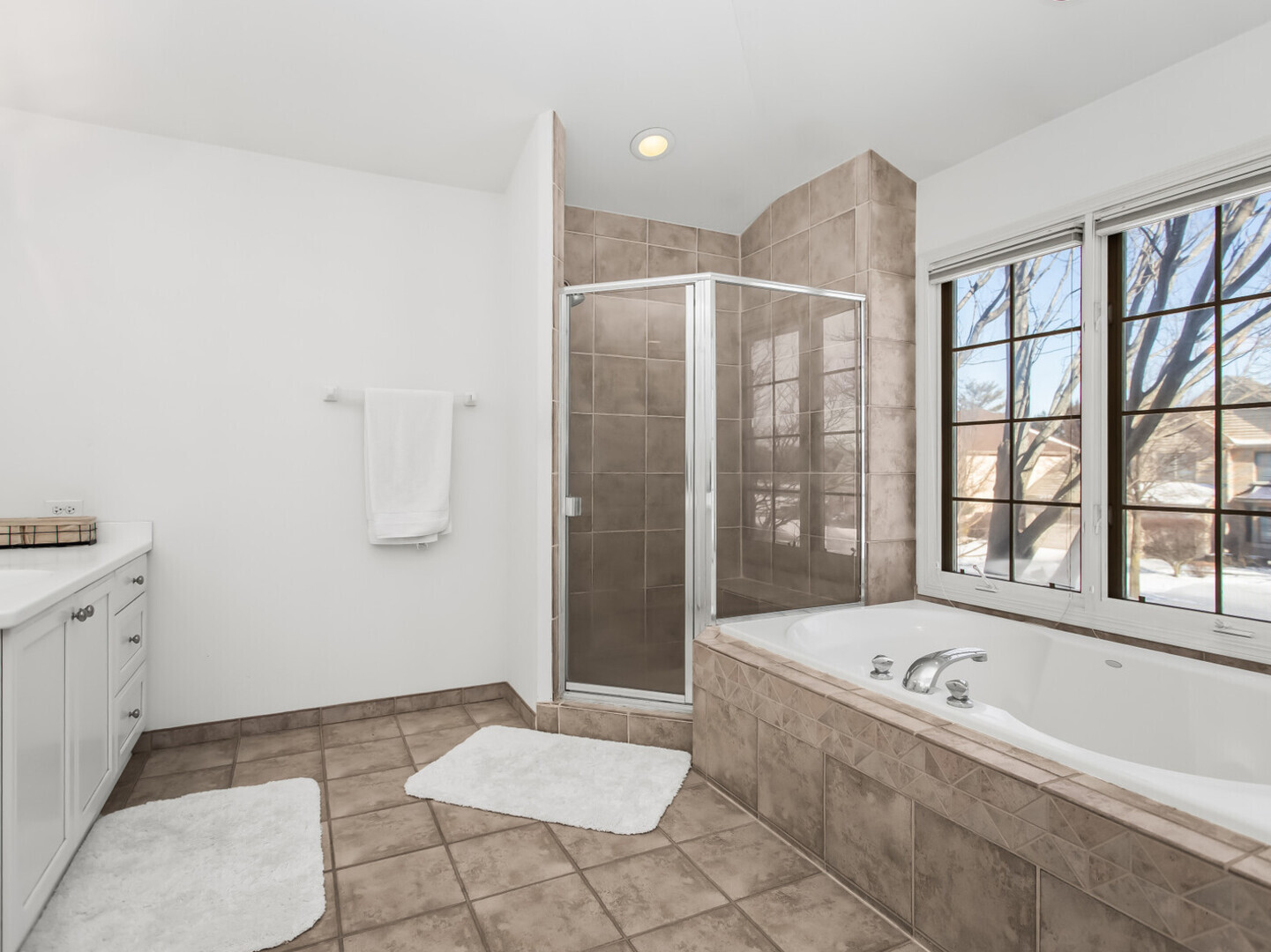 2008 Jordan Terrace Buffalo Grove, IL 60089 - Photo 15 of 33 a bathroom with a bathtub and a shower