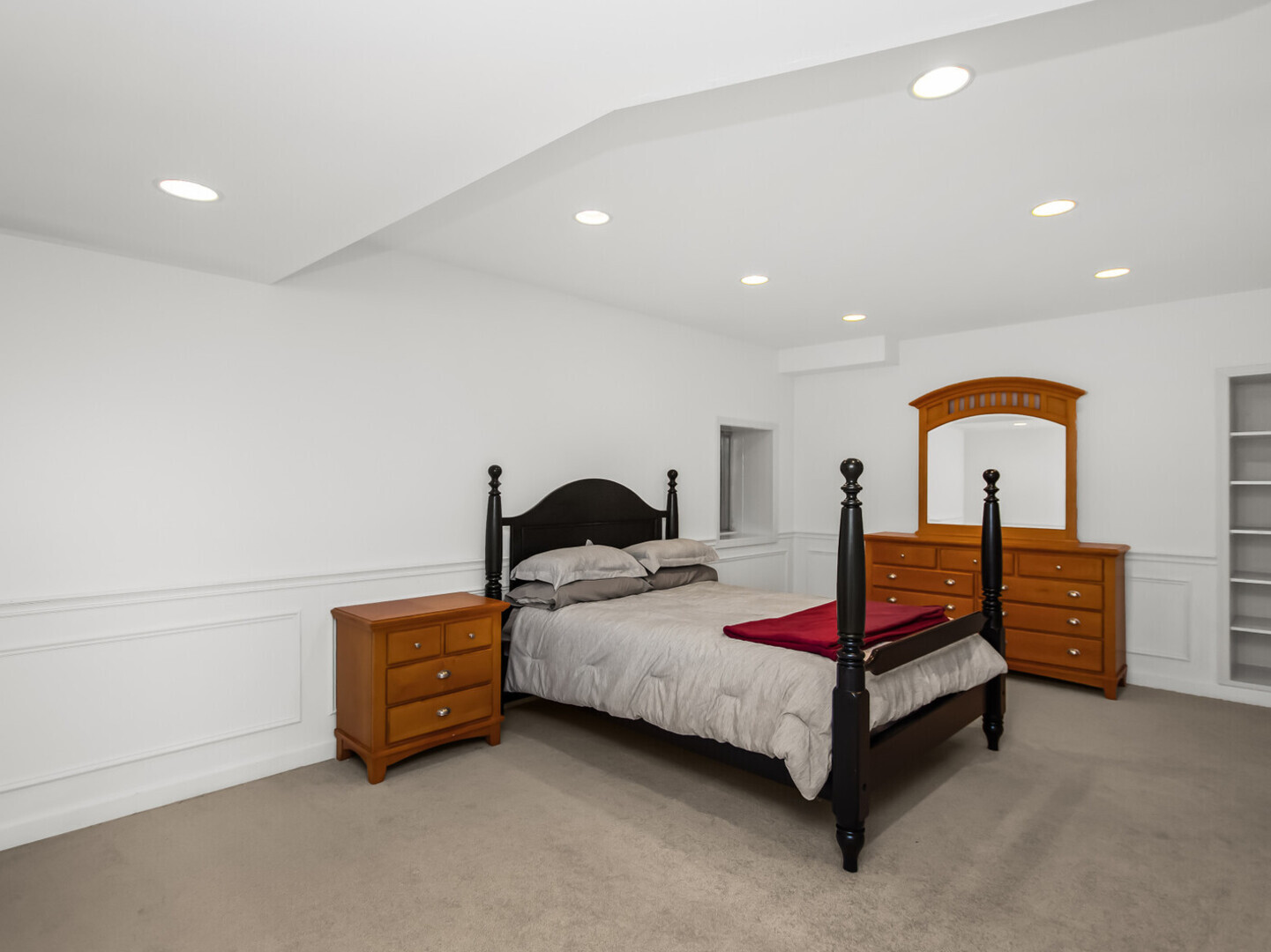 2008 Jordan Terrace Buffalo Grove, IL 60089 - Photo 23 of 33 a bedroom with bed and a chandelier