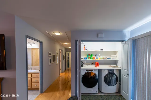 a view of backyard of house