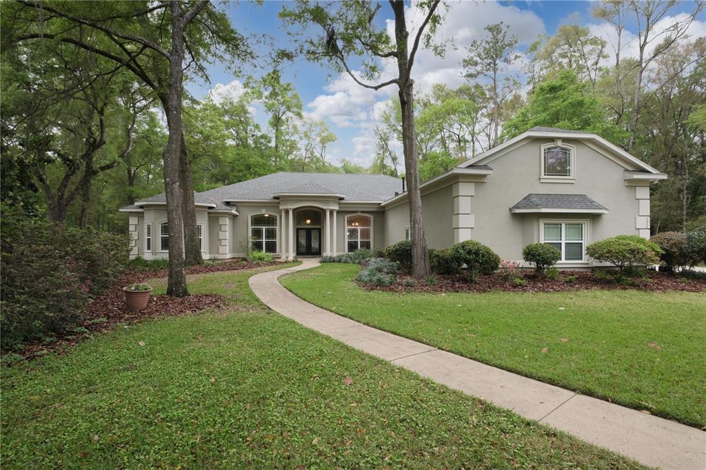 Front of Home with oversized lot