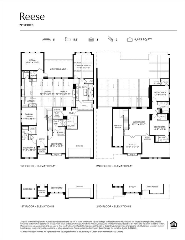 4051 Gambel Road Prosper, TX 75078 - Photo 18 of 20 Designed for grand living with spacious entertaining areas and comfy bedrooms, our Reese floor plan is the dream home you have been searching for!