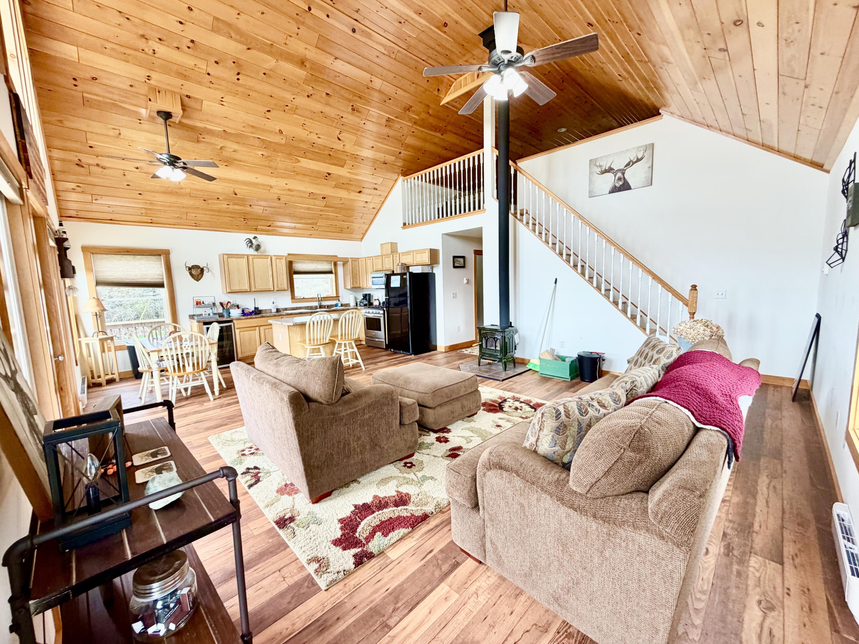 521 Gallison Road Sherman, ME 04776 - Photo 54 of 96 Dining/Living/Kitche