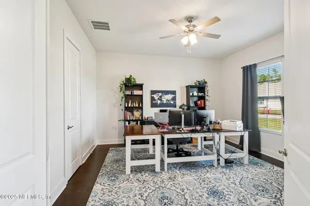 a view of a walk in closet