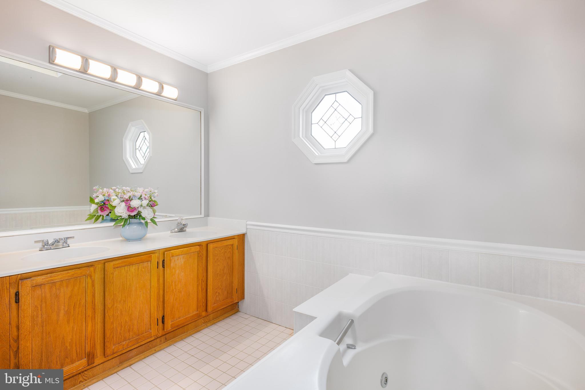 2212 Blue Valley Drive Silver Spring, MD 20904 - Photo 40 of 61 a bathroom with a sink mirror and a bathtub