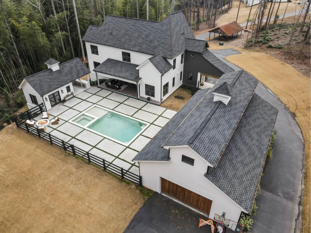 1980 Birmingham Road Milton, GA 30004 - Photo 77 of 78 an aerial view of a house with a yard