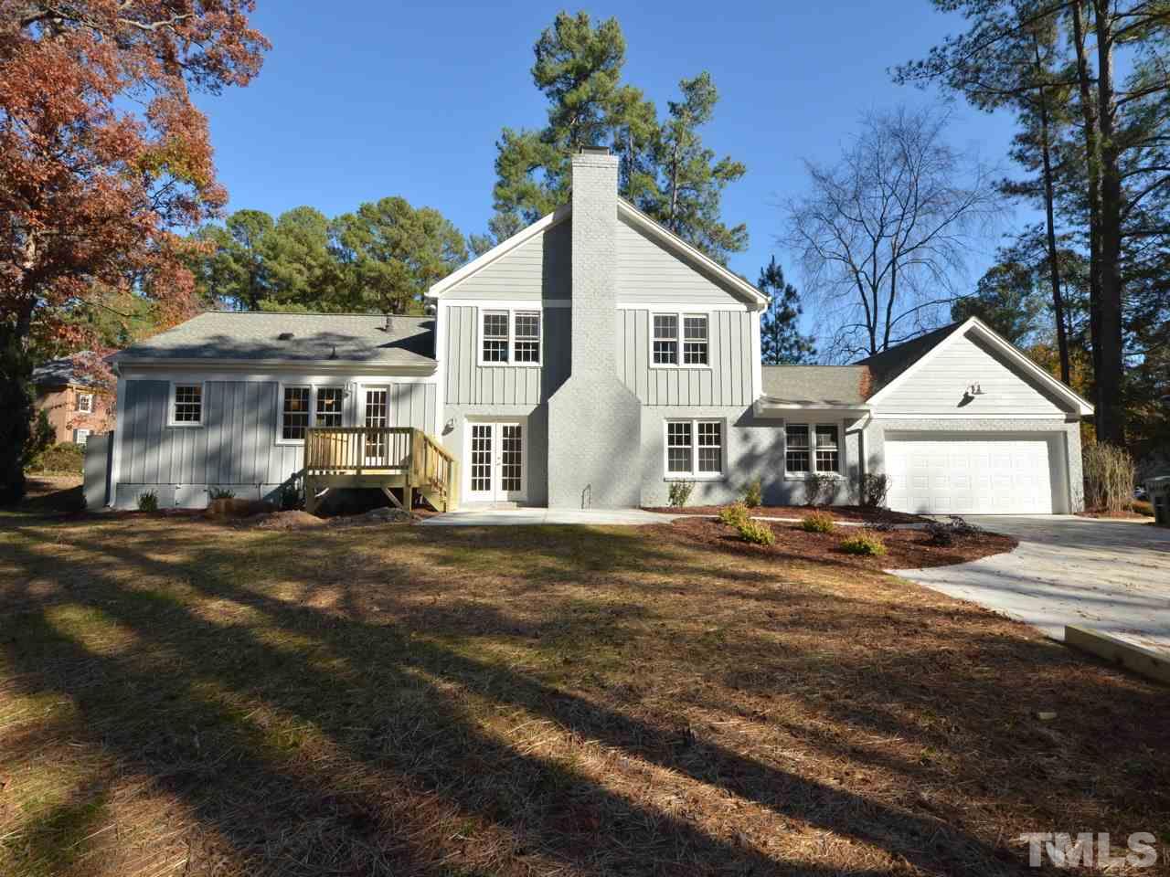 6801 Spring Run Circle Raleigh, NC 27615 - Photo 3 of 23 a view of a house with backyard