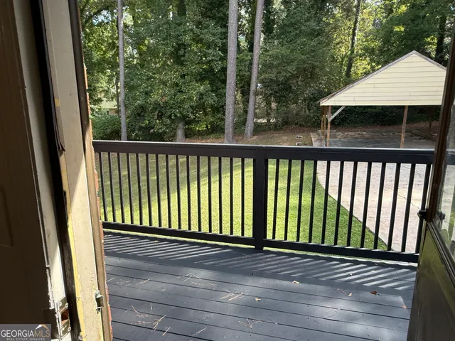 a view of outdoor space with deck