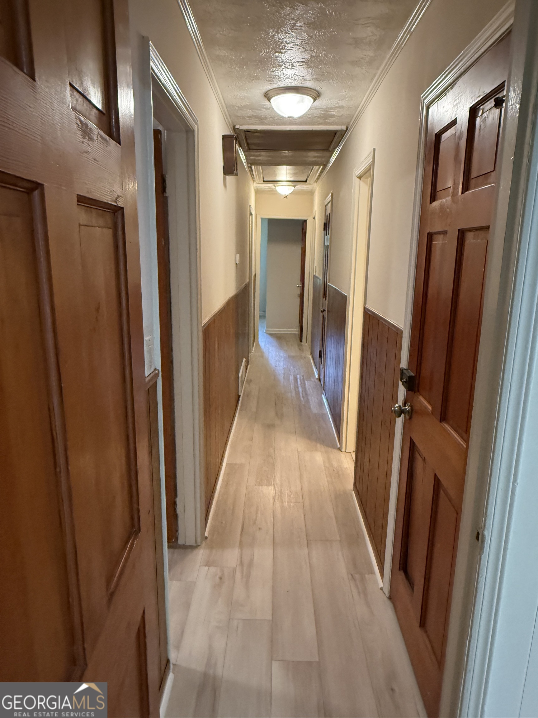 1832 King George Lane Southwest Atlanta, GA 30331 - Photo 15 of 28 a view of hallway with wooden floor
