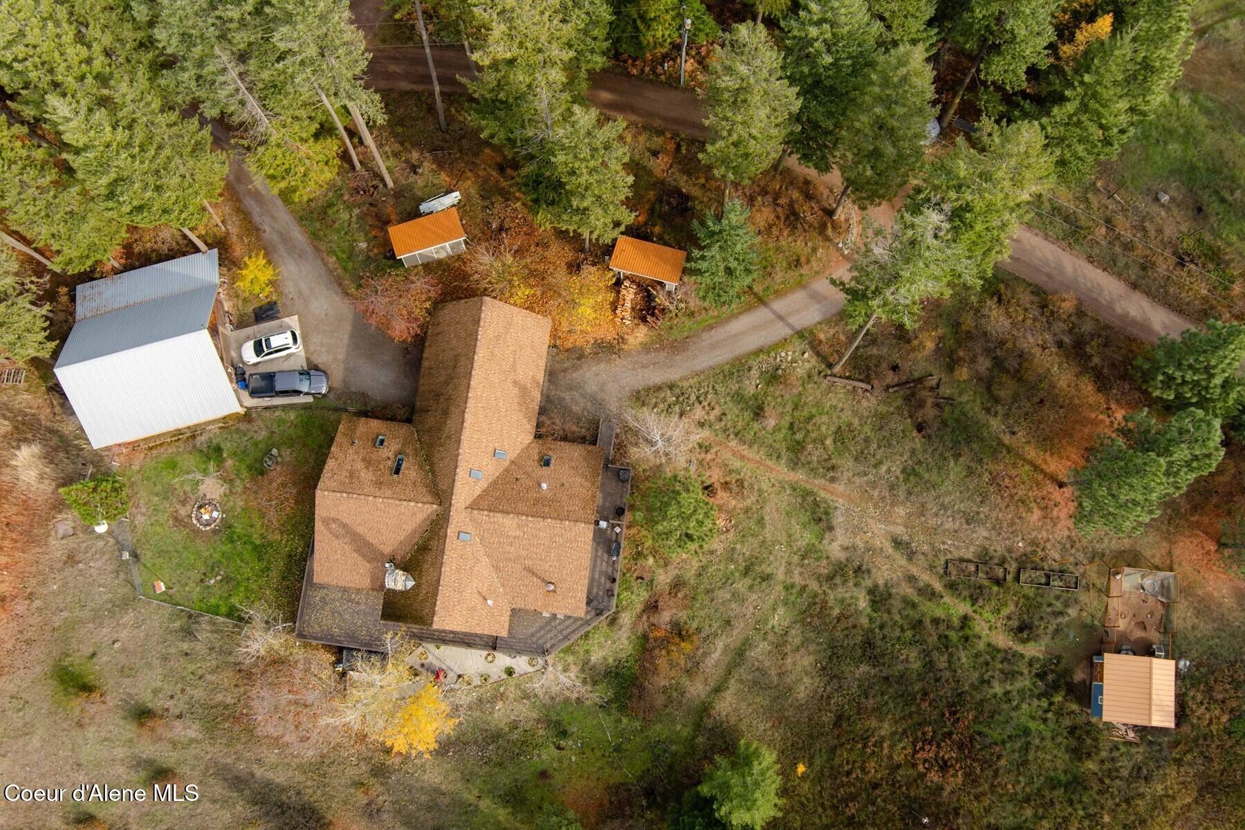 480 Sunnyside Ridge Road Sandpoint, ID 83864 - Photo 64 of 81 overhead of home