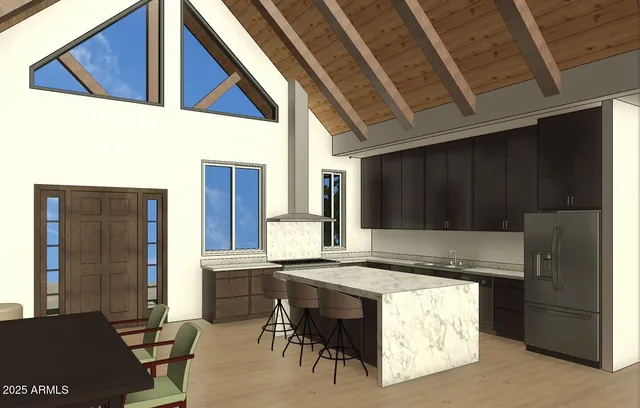 a view of a house with a sitting area