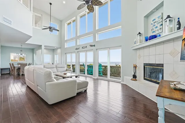 a front view of a house with swimming pool