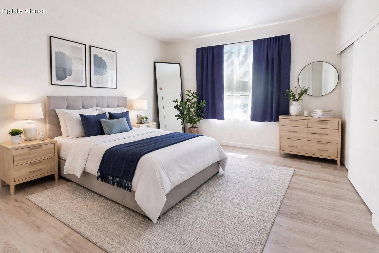 401 El Cielo Road, Unit 22 Palm Springs, CA 92262 - Photo 21 of 22 Digitally Staged Guest Room