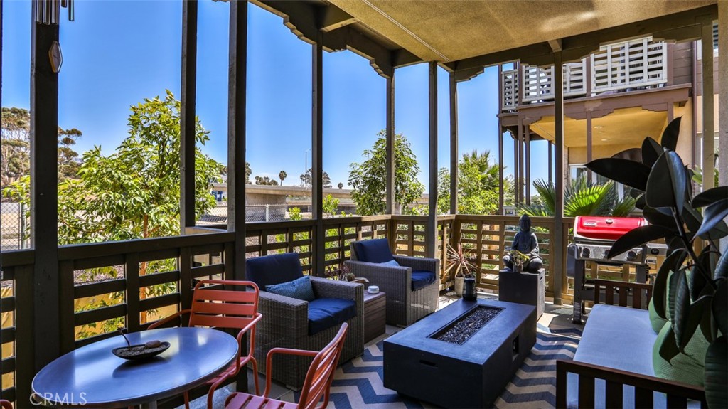 1207 Doheny Way Dana Point, CA 92629 - Photo 10 of 74 Deck off of living space. 1 of 2 outdoor areas.