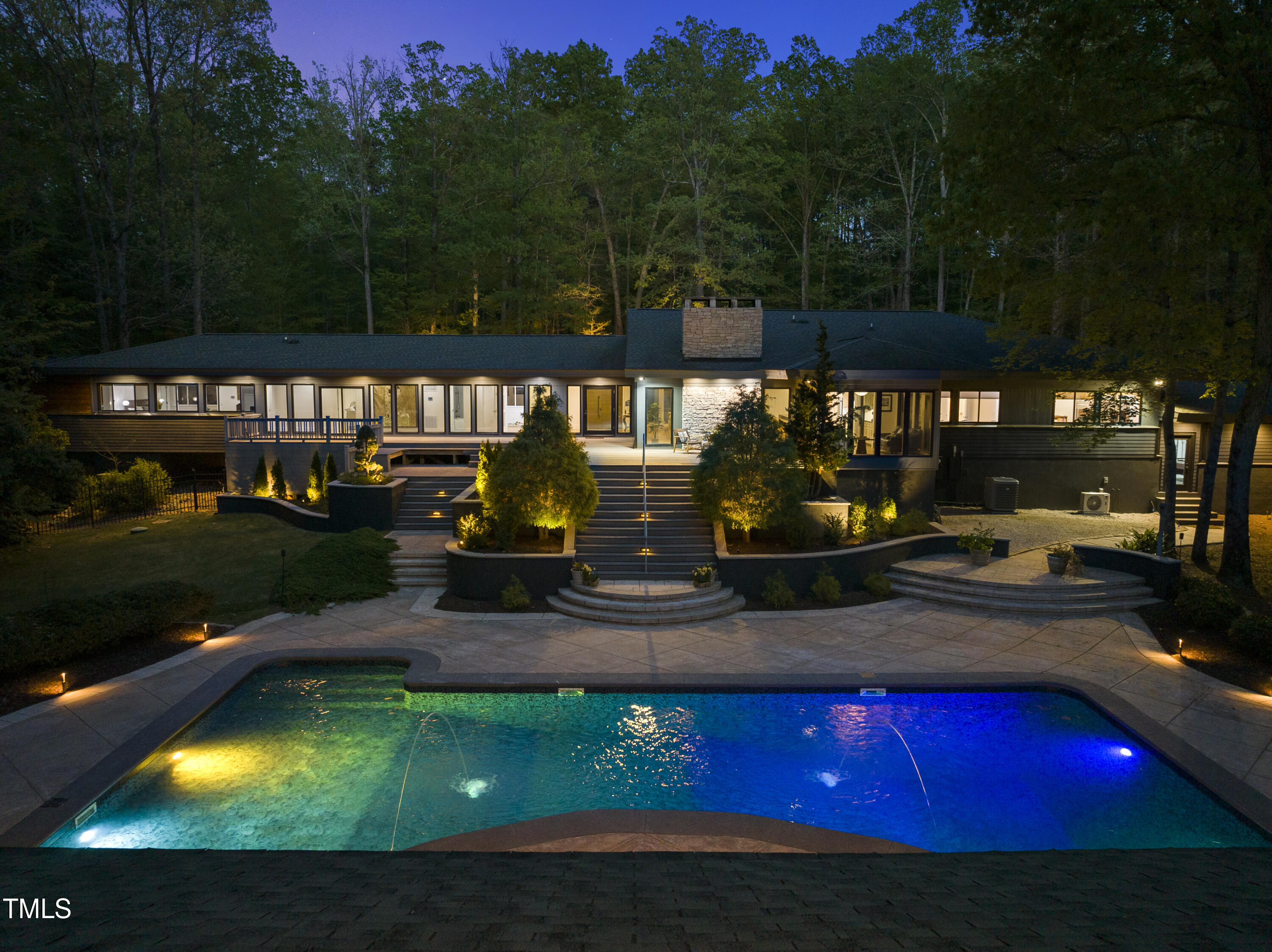 13725 New Light Road Raleigh, NC 27614 - Photo 8 of 57 a view of swimming pool with seating area and yard