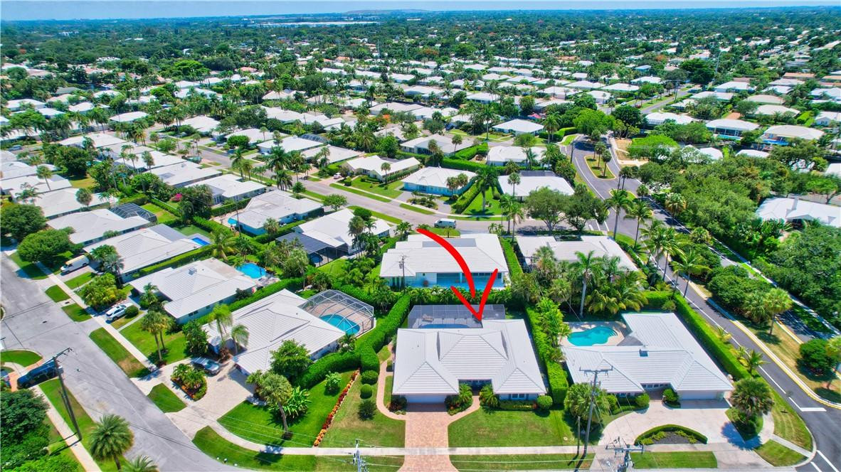 1163 Mulberry Way Boca Raton, FL 33486 - Photo 3 of 66 an aerial view of residential houses with outdoor space and trees