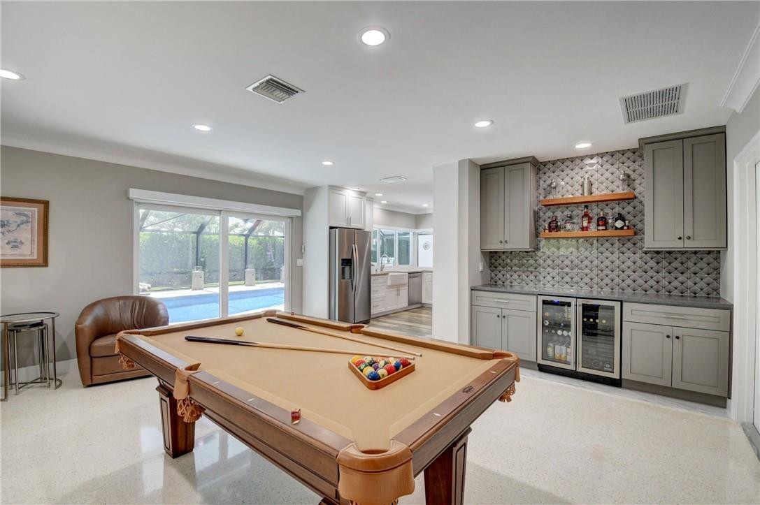 1163 Mulberry Way Boca Raton, FL 33486 - Photo 51 of 66 a kitchen with stainless steel appliances granite countertop counter space and breakfast area