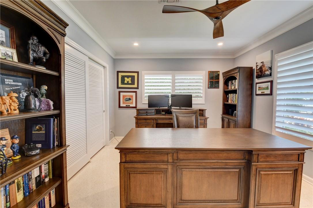 1163 Mulberry Way Boca Raton, FL 33486 - Photo 66 of 66 a view of a living room and workspace