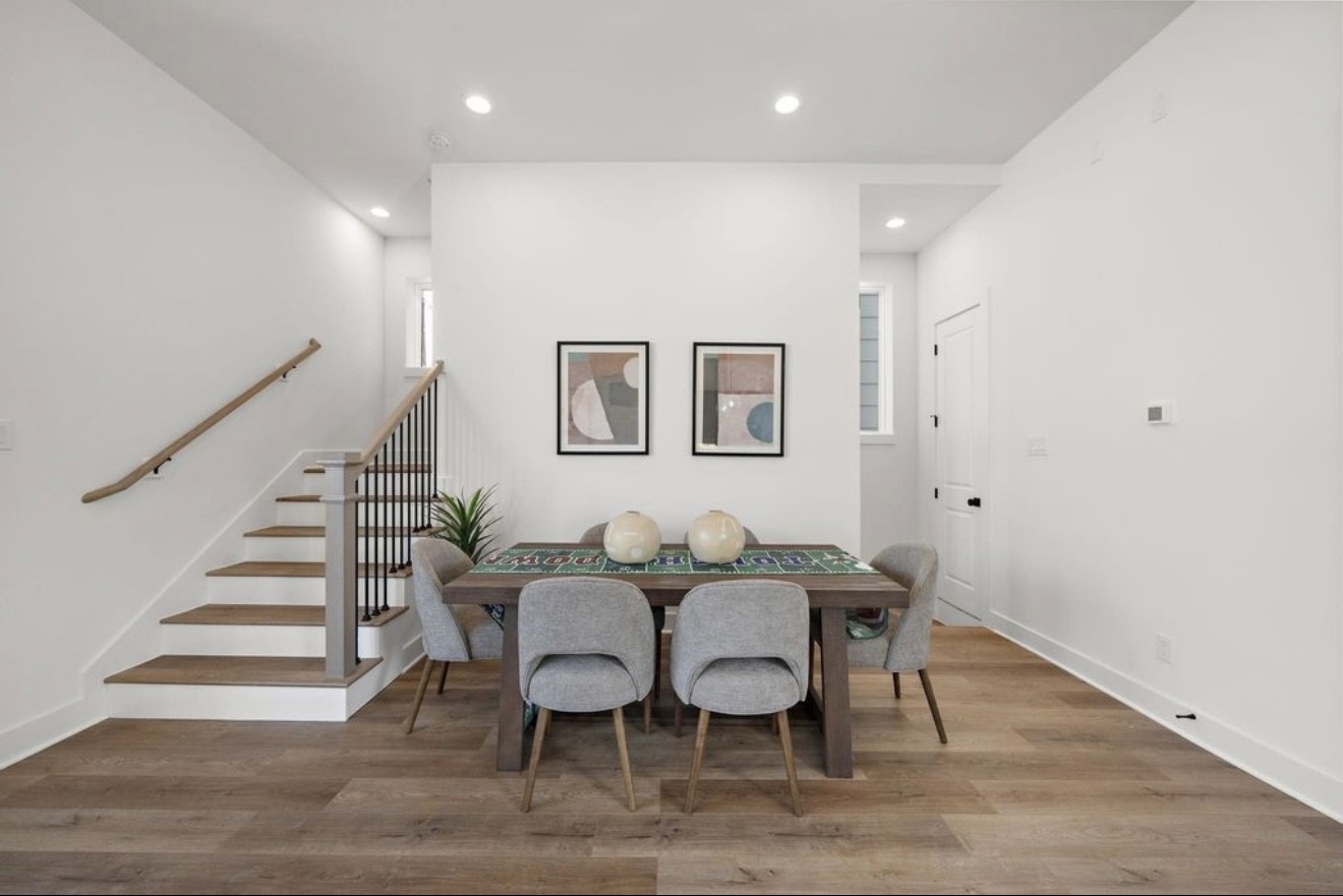835 Elkhart Street, Unit B Houston, TX 77091 - Photo 6 of 14 a view of a dining room with furniture