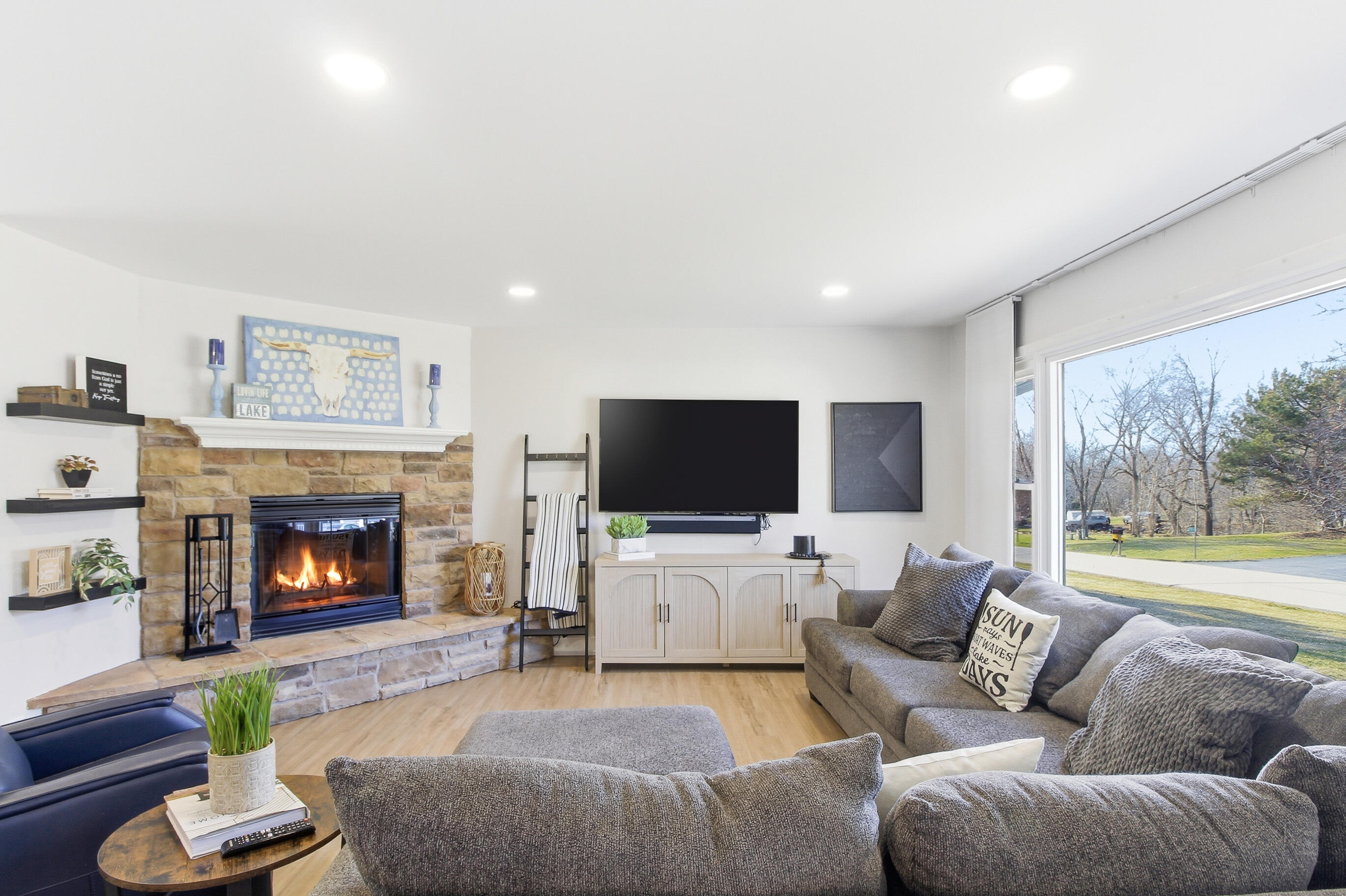 38927 89th Street Randall, WI 53128 - Photo 11 of 66 Living Rm w FP