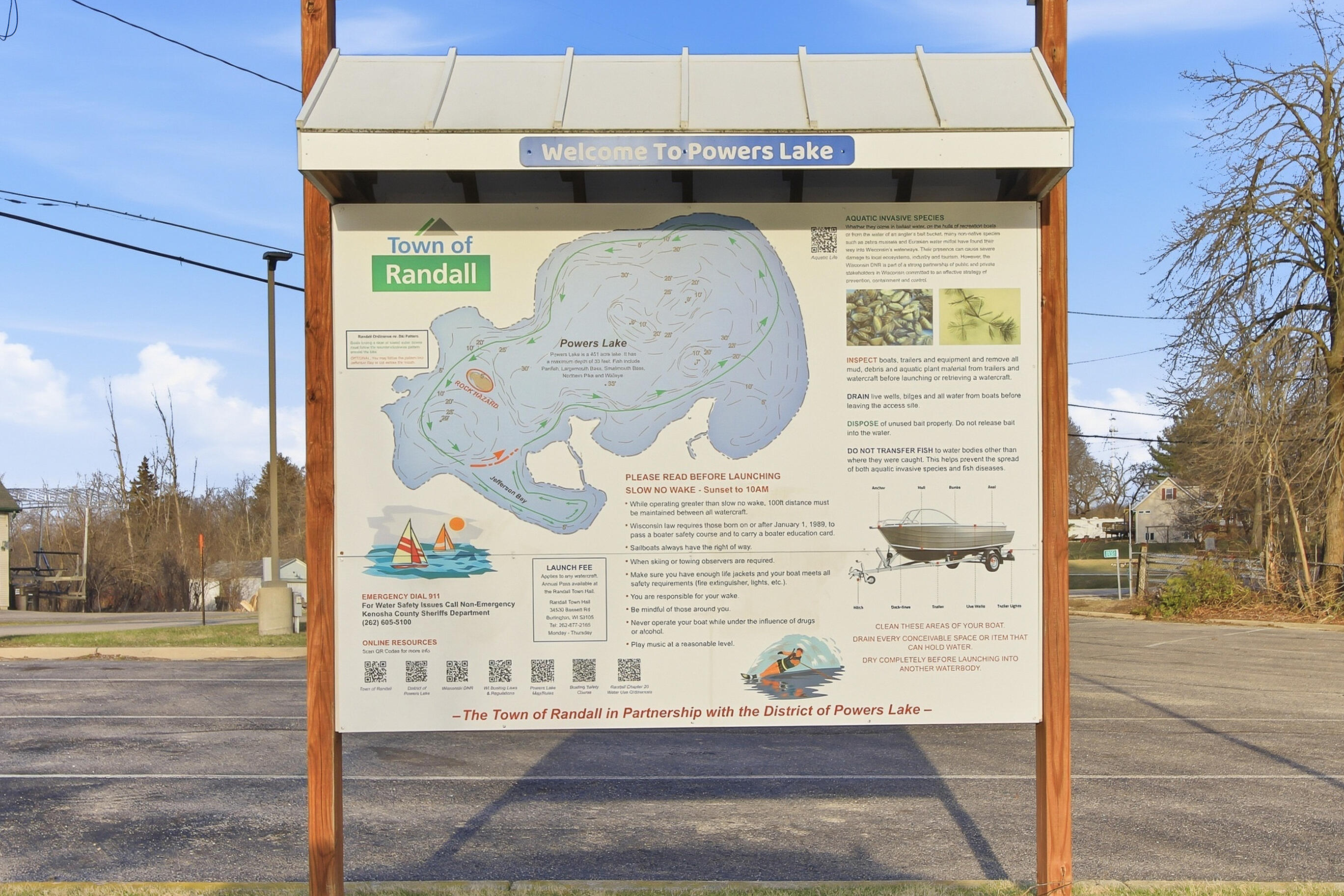 38927 89th Street Randall, WI 53128 - Photo 62 of 66 Powers Lake Boating Rules