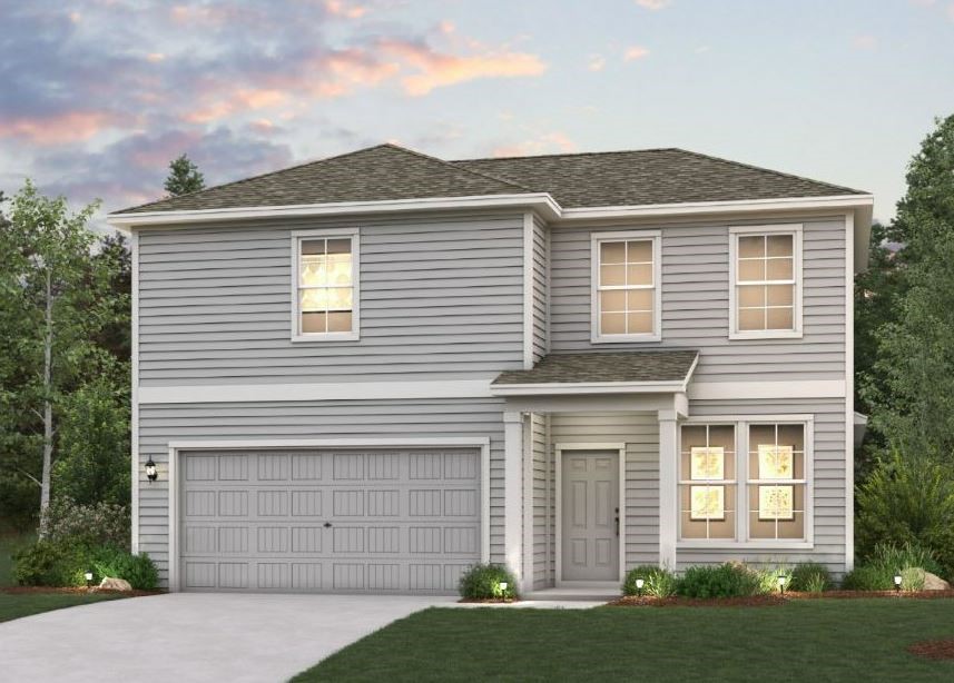 529 Shoreview Drive Conroe, TX 77303 - Photo 1 of 34 a front view of a house with a garden and garage