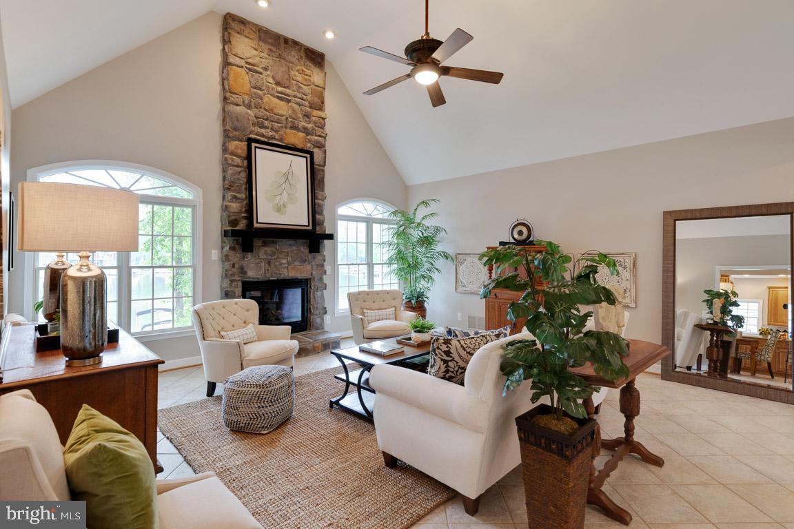 108 Trails End Road Locust Grove, VA 22508 - Photo 13 of 54 Soaring stone fireplace